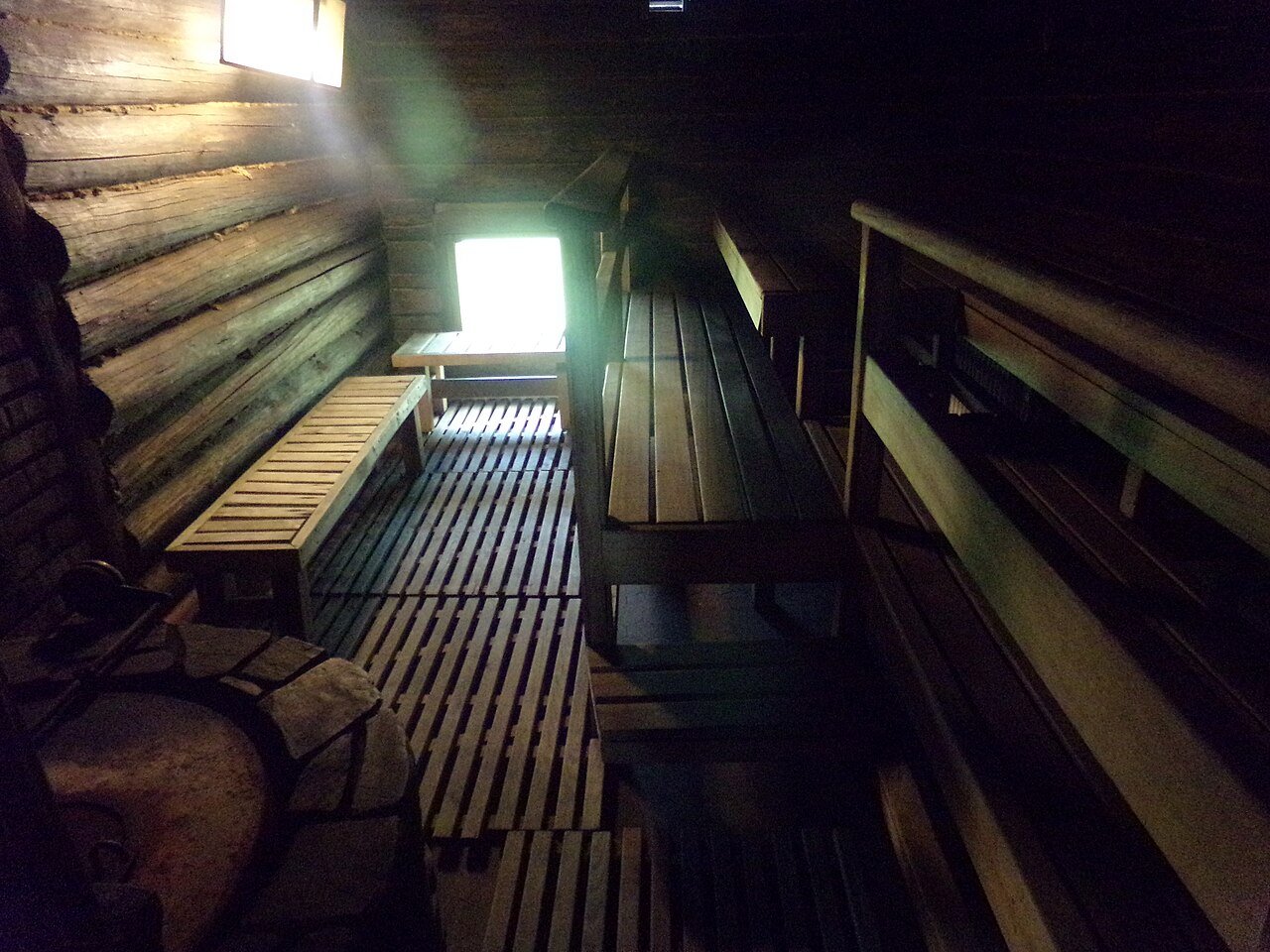 Sauna at Tamminiemi, photographed by Ypsilon from Finland